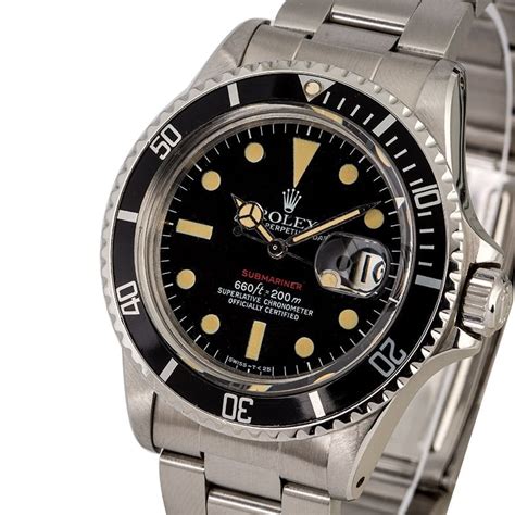 1973 rolex submariner red letter price|Rolex 1680 red dial.